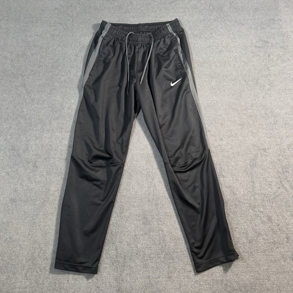 Nike Other - Nike Jogger Sweatpants Men's Large Drawstring Pockets Logo Black Distressed